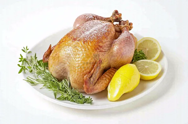 全鸡火鸡食物感恩节摄影图