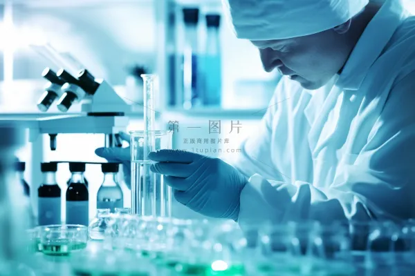 实验器科研人员材化学医疗玻璃器皿科学摄影图