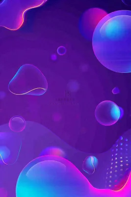 紫色渐变几何形体愚人节背景 紫色渐变几何形体愚人节背景