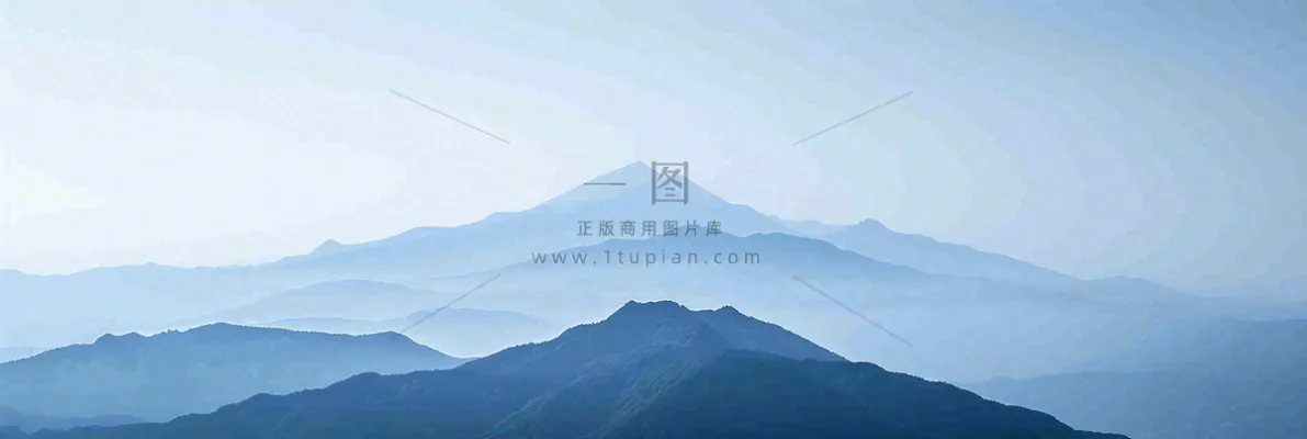 高山云层冰山雪山云雾意境，自然风景摄影图