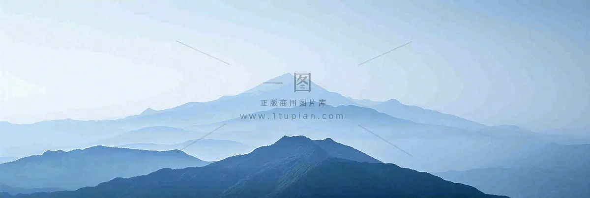 高山云层冰山雪山云雾意境,自然风景摄影图