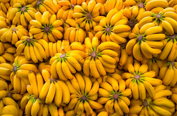 黄香蕉水果成熟摄影图