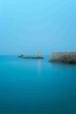 夏日海边海景蓝色清新海水游玩度假,大暑小暑 夏日海边海景蓝色清新海水游玩度假,大暑小暑