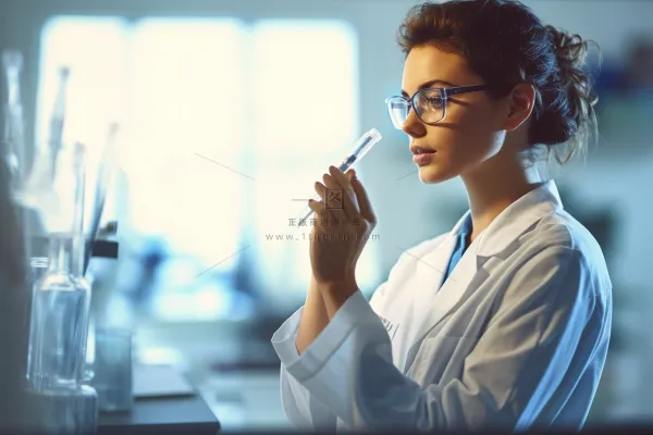 实验科研人员科学化学摄影图