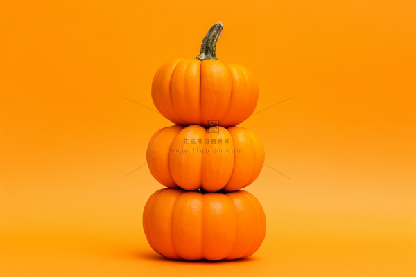 南瓜橘黄色摄影图