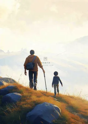 户外郊外徒步登山运动探险旅行手绘插画,健身健康 户外郊外徒步登山运动探险旅行手绘插画,健身健康