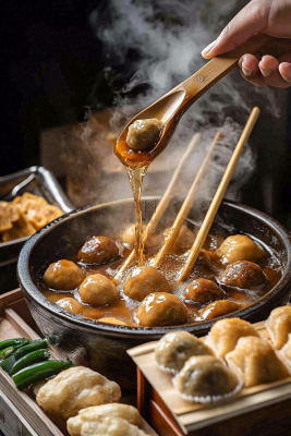 美味关东煮清汤麻辣烫美食摄影图