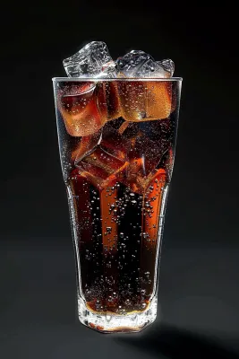 可乐汽水冰饮摄影图