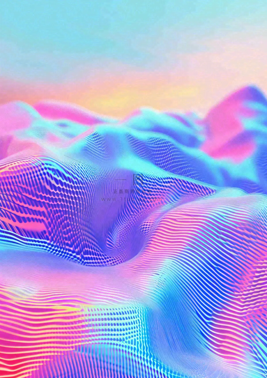 彩色奇幻光影效果质感背景