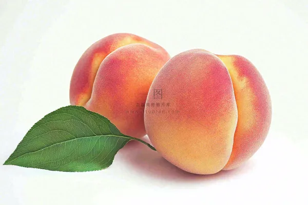 水蜜桃水果摄影图