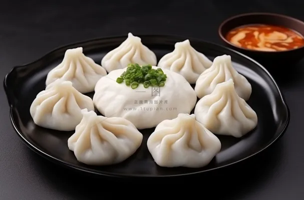 包子汤包小笼包早餐美食摄影图