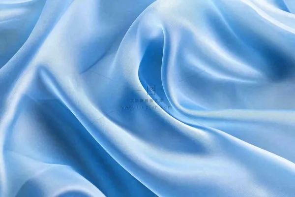 蓝色丝绸纹理背景