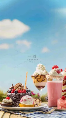 夏日饮品饮料清凉背景 夏日饮品饮料清凉背景