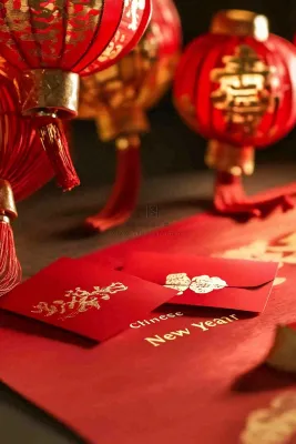 年货节促销电商背景 年货节促销电商背景