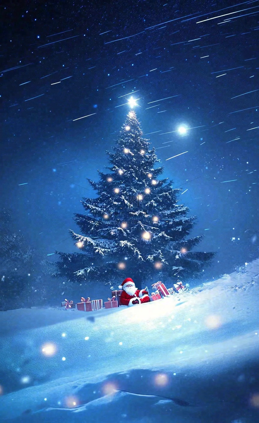 平安夜圣诞节背景