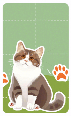 猫狗宠物店宣传卡通插画背景 猫狗宠物店宣传卡通插画背景