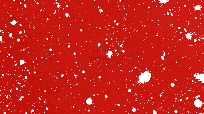 红色白点雪花背景,简约扁平 红色白点雪花背景,简约扁平