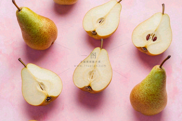 新鲜水果梨子摄影图