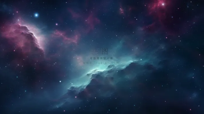 星空宇宙星云粒子渲染背景素材