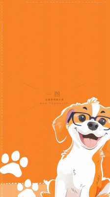 猫狗宠物店宣传卡通插画背景 猫狗宠物店宣传卡通插画背景