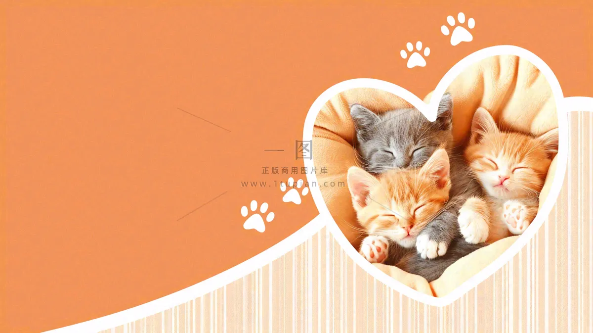 宠物常识宠物攻略猫狗卡通插画背景