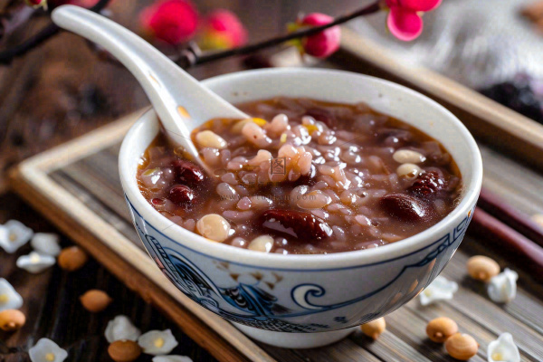 八宝粥腊八粥中国传统美食腊八节摄影图