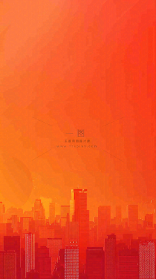 地产楼盘城市剪影背景