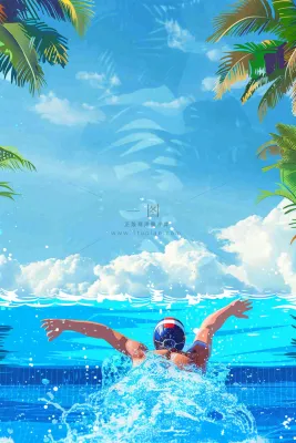 游泳运动培训背景