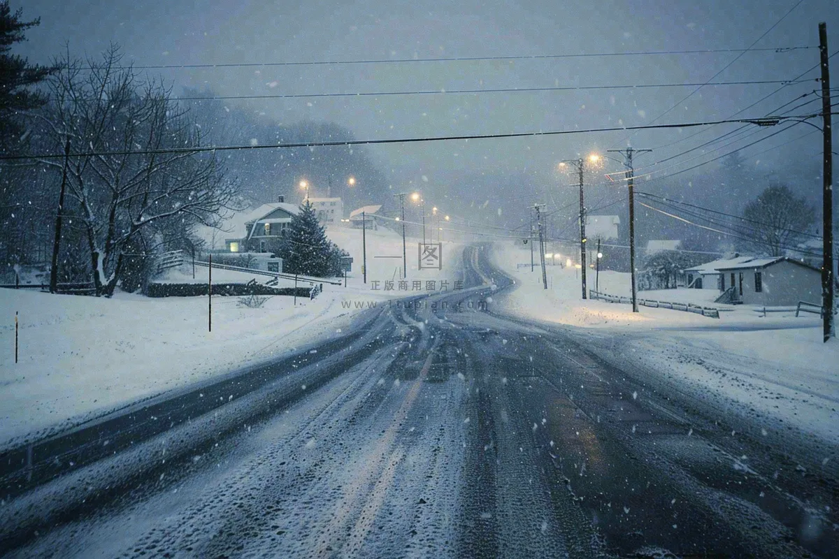 暴雪预警通知公告背景