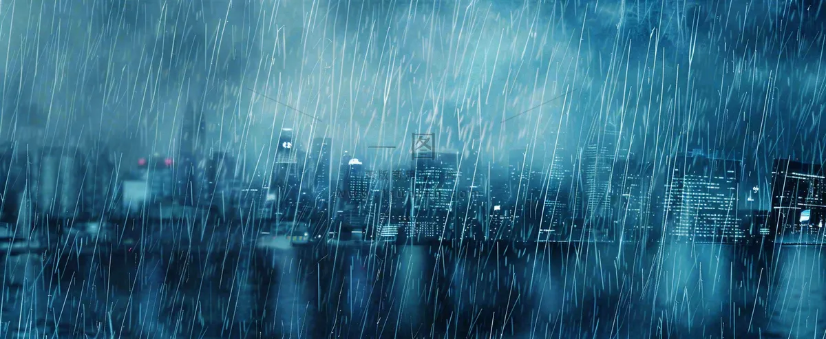 暴雨预警暴雪预警通知公告背景