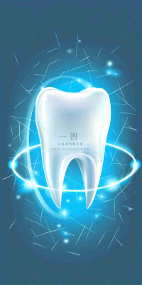 牙医牙科牙齿清洁美白插画背景 牙医牙科牙齿清洁美白插画背景