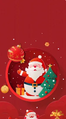 圣诞节卡通插画背景 圣诞节卡通插画背景