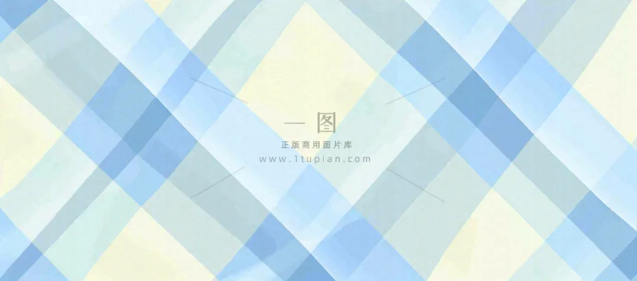 蓝色清新网格条纹，布料材质