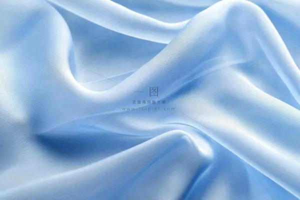 蓝色丝绸纹理背景