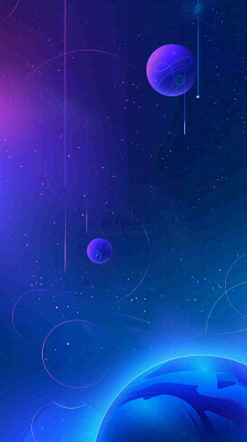蓝紫色渐变星空科幻简约背景 蓝紫色渐变星空科幻简约背景