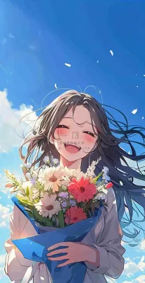 学生毕业季考试青春插画背景