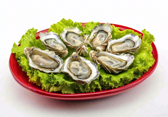 新鲜生蚝宵夜食物海鲜摄影图