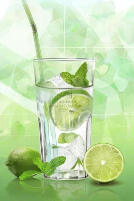 夏日饮品饮料清凉背景 夏日饮品饮料清凉背景