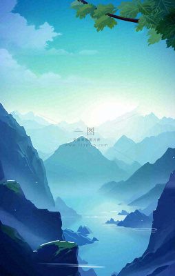 中国风云雾山脉河流湖面意境植物 中国风云雾山脉河流湖面意境植物