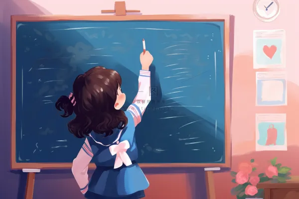 课室学习黑板儿童粉笔写字背景 课室学习黑板儿童粉笔写字背景