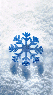 冬季白雪地里的蓝色雪花寒冷大寒小雪大雪摄影图 冬季白雪地里的蓝色雪花寒冷大寒小雪大雪摄影图