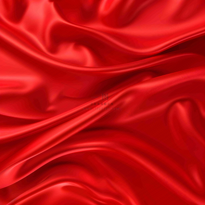 大红色丝绸纹理背景