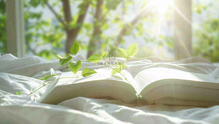 阳光下翻开的书本知识阅读世界读书日摄影图