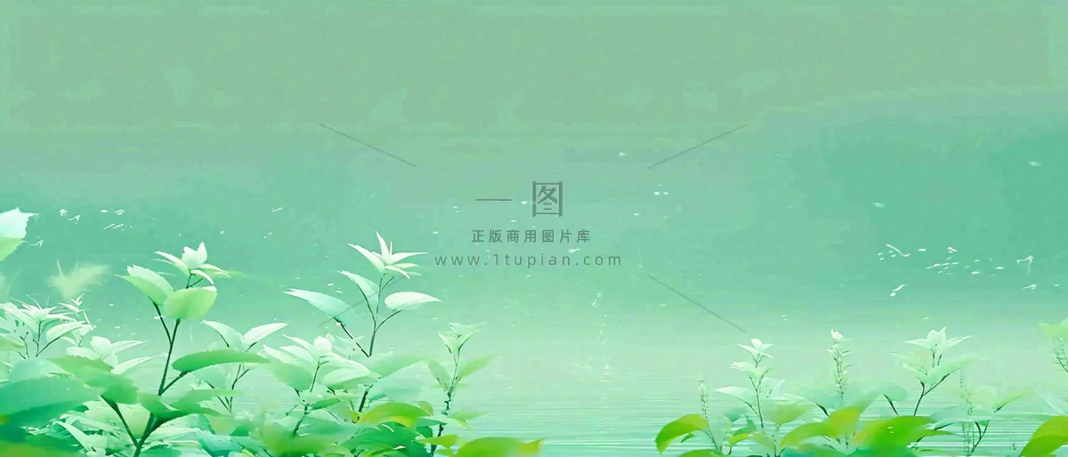 春天河面湖面花草意境古风，春分谷雨