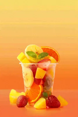 夏日饮品饮料清凉背景