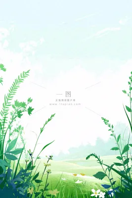 春天野外绿草繁花阳光明媚立春，春分，野外郊游，踏青，春游