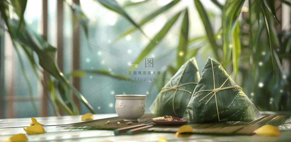 端午节粽子场景背景