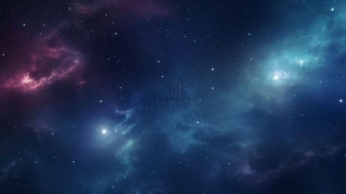 星空宇宙星云粒子渲染背景素材