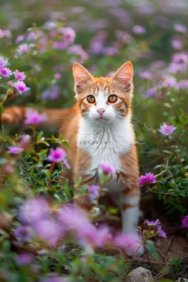 猫咪宠物猫可爱动物摄影图