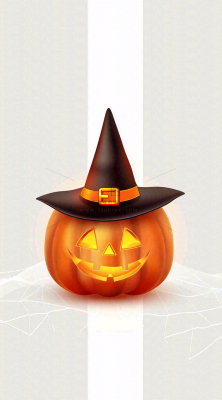 万圣节南瓜灯捣蛋恐怖背景